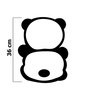PANDA / MINT  size "M" 50x60 cm - white (back) SINGLE JERSEY