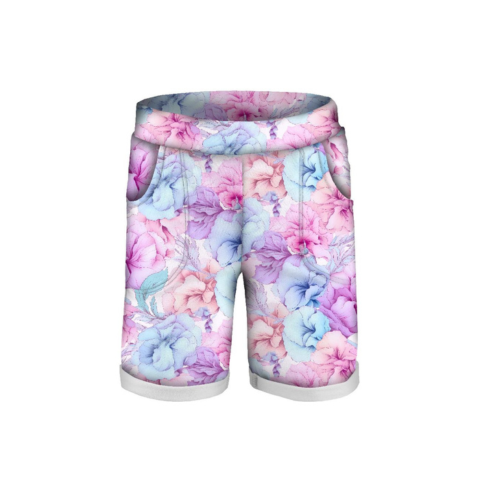 DĚTSKÉ ŠORTKY (RIO) - ALCOHOL PASTEL WZ.2 - teplákovina (146-152)