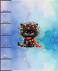 Christmas animal wz. 7 - panel (60cm x 50cm) Waterproof woven fabric