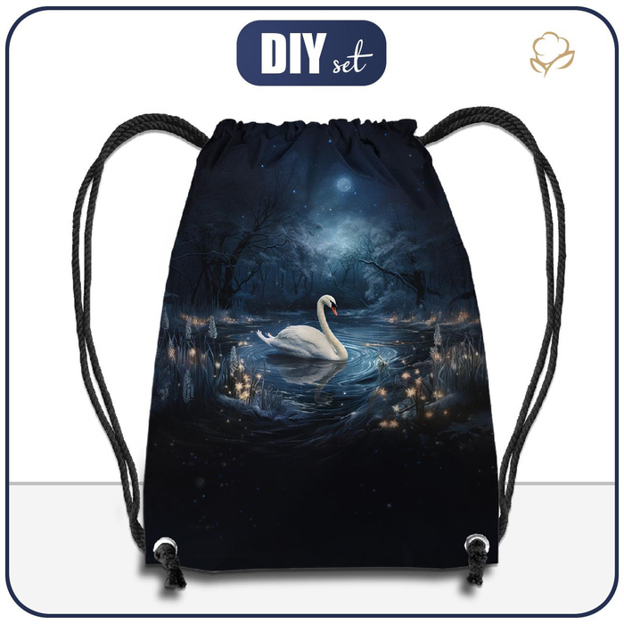 GYM BAG - GOTHIC SWAN - big
