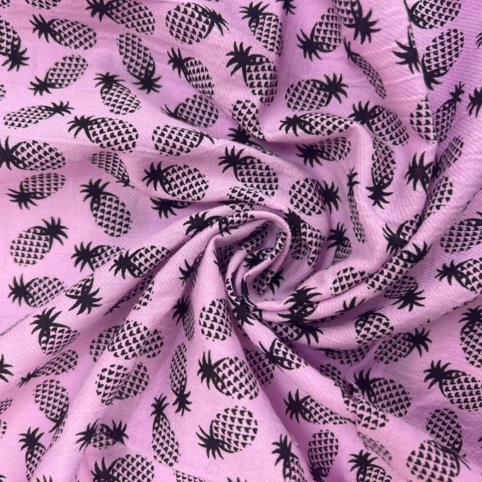 ANANAS / vřes - Batist krešovaný