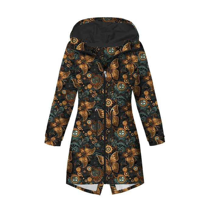PARKA DAMSKA (ANNA) - BUTTERFLY FLOWERS WZ.12 - softshell L