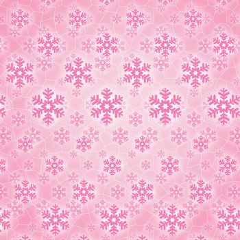 PINK SNOWFLAKES (PENGUINS)