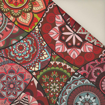 WITRAŻ / czerwony - Welur tapicerski