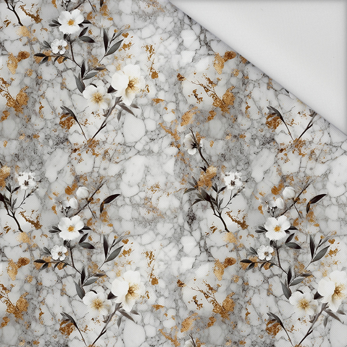 FLOWERS - Cloud Dancer WZ.2 - tkanina wodoodporna