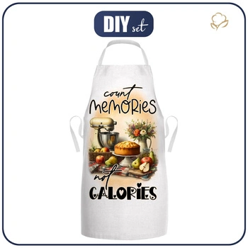 Zástěra - CALORIES - Sada šití