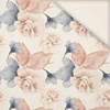 RETRO FLOWERS WZ. 3 - Slub Weave