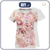 DAMEN T-SHIRT - WATERCOLORS FLOWERS MS. 6 - Single Jersey XXXL