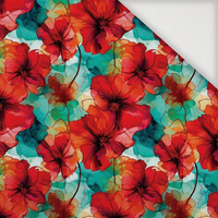 FLOWERS WZ. 75 - Woven Fabric for tablecloths