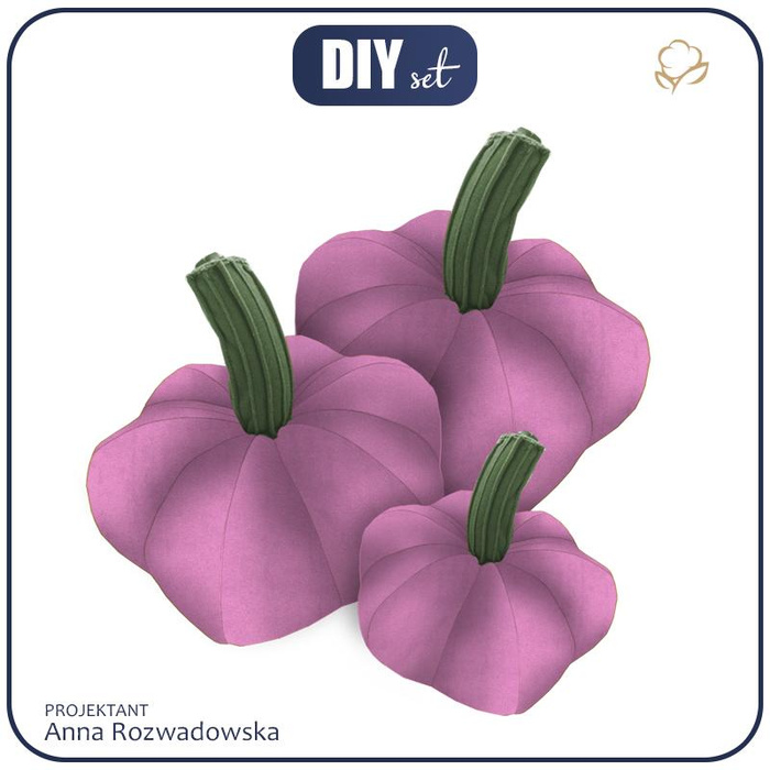 PUMPKINS - PINK / 2 small and 1 big