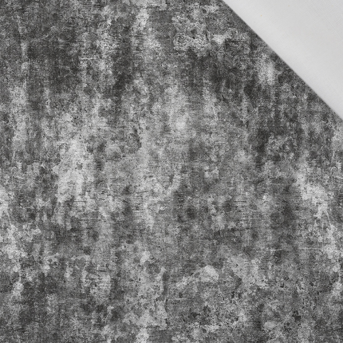GRUNGE (black) - viscose woven fabric