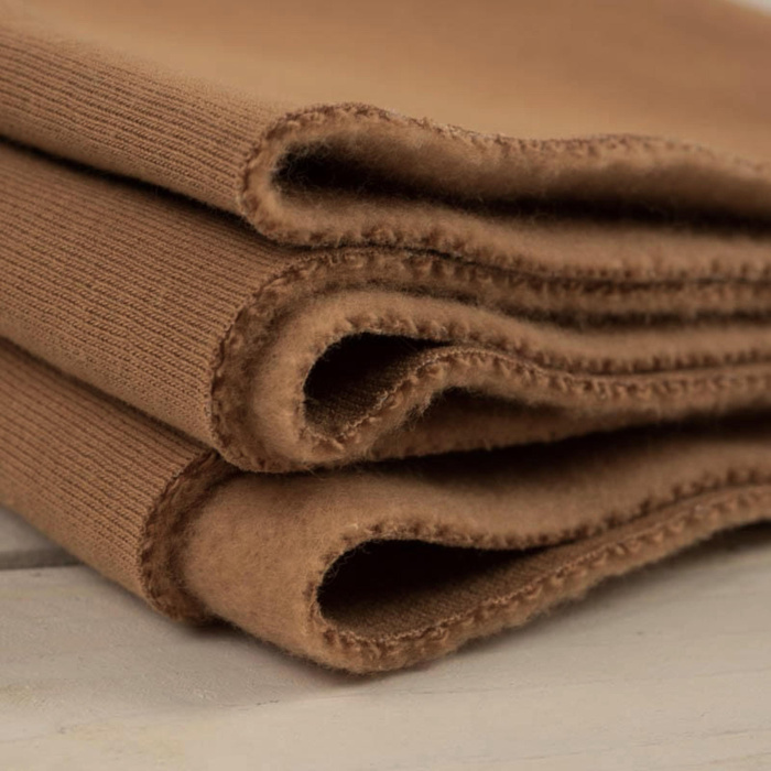 D-10 CARAMEL - thick brushed sweatshirt D300