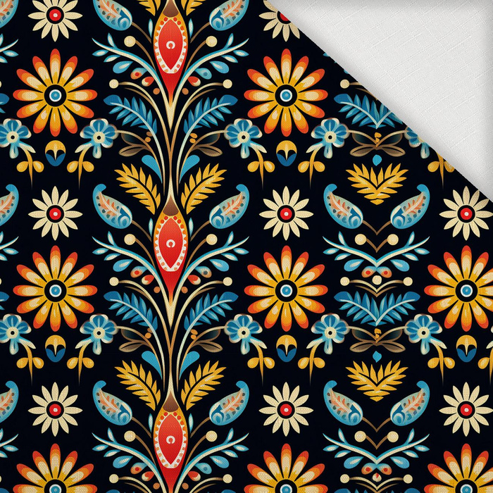 Folk Art wz.23 - Woven Fabric for tablecloths