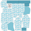 BLUZA DAMSKA (POLA) CLASSIC Z KAPTUREM - ALASKA / błękitny - dzianina pętelkowa XXXL