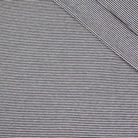 STRIPES DARK BLUE / WHITE 0,2cm x 0,2cm - Viscose jersey