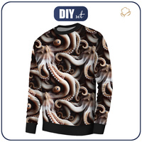 BASIC HERREN SWEATSHIRT (OREGON) - OCTOPUS TENTACLES - Nähset XXXL