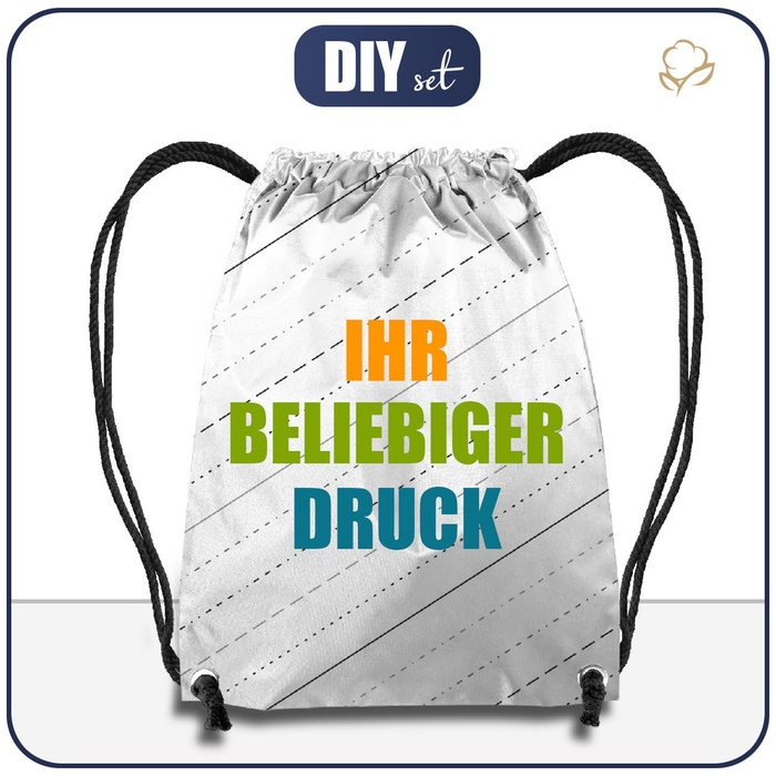TURNBEUTEL - MIT EIGENEM AUFDRUCK - klein