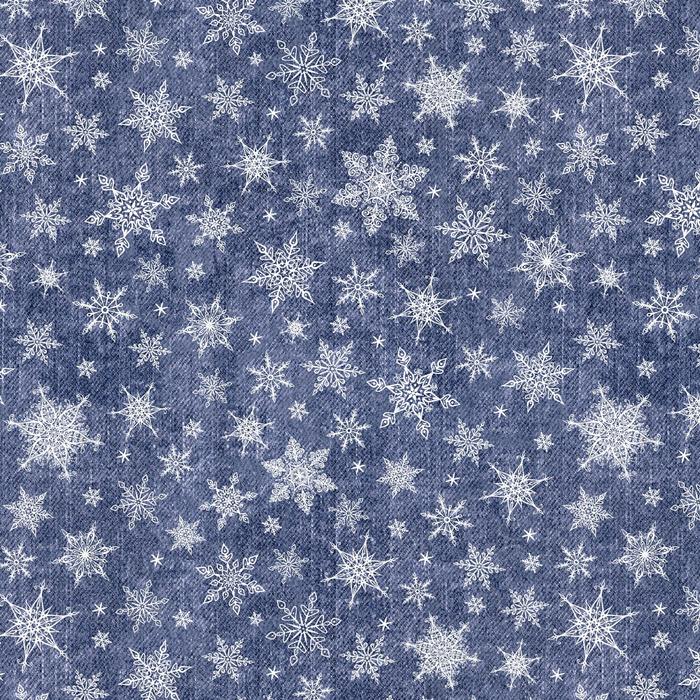 SNOWFLAKES PAT. 2 / ACID WASH DARK BLUE