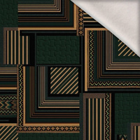 RETRO GEOMETRIC WZ. 17 - dzianina drapana z elastanem ITY