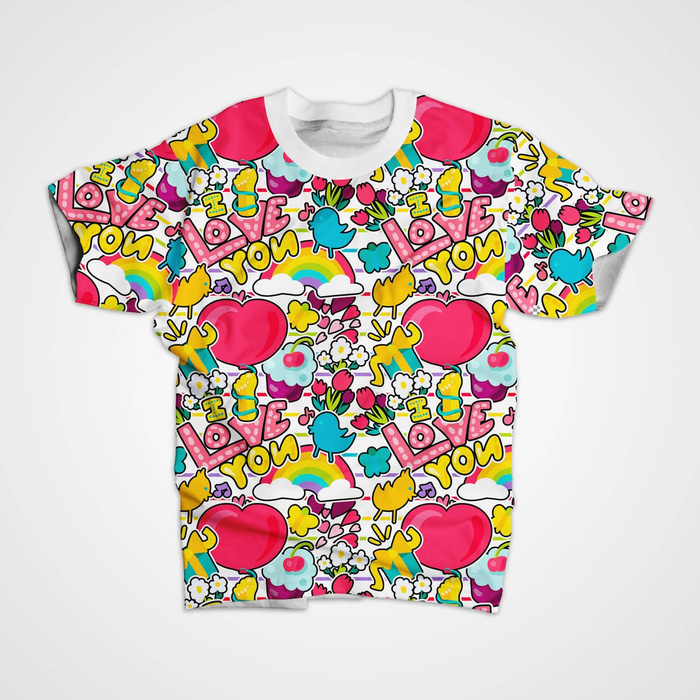 BUNTE STICKER MS. 2 - Thermo lycra