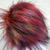 Kunstfell Pompon 12 cm - MULTICOLOR 3 