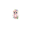 BABY OWL - panel (60cm x 50cm) Cotton woven fabric