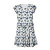 DRESS "EMMA" - RETRO FLOWERS PAT. 5 - Viscose jersey with elastane L