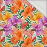 FLOWERS PAPAYA ORANGE WZ. 11 - Sommersweat