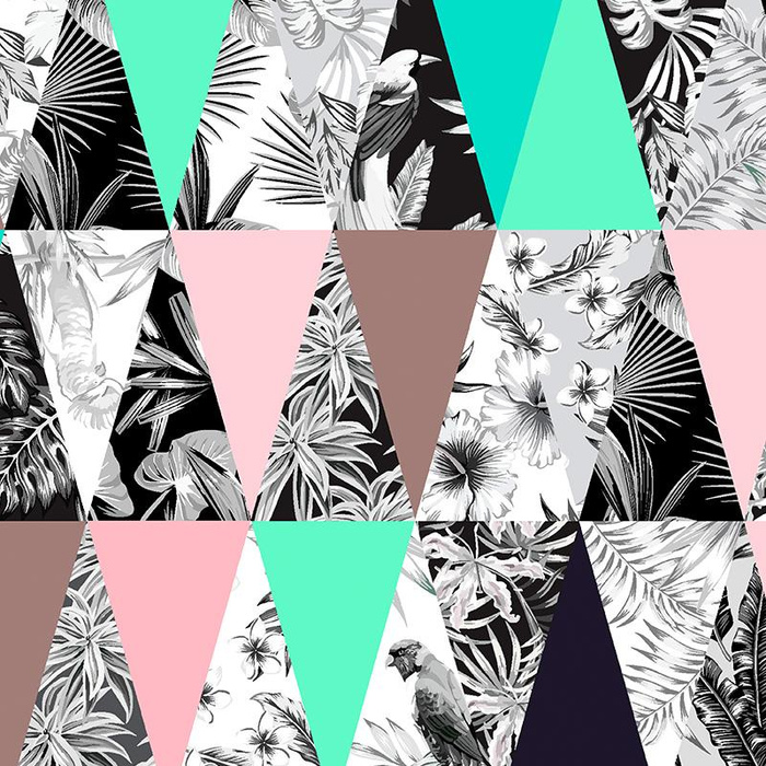 FORREST TRIANGLES - Waterproof woven fabric