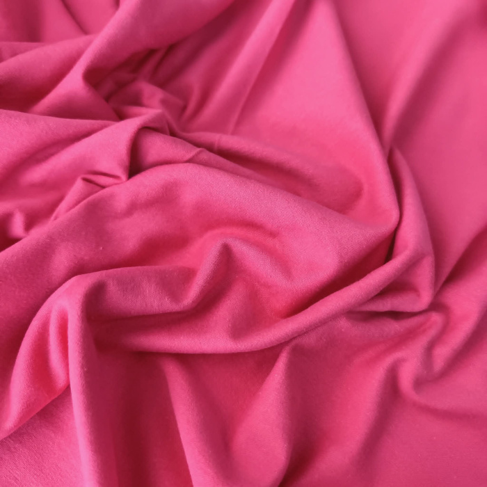 Single Jersey mit Elasthan 210g - NEON PINK