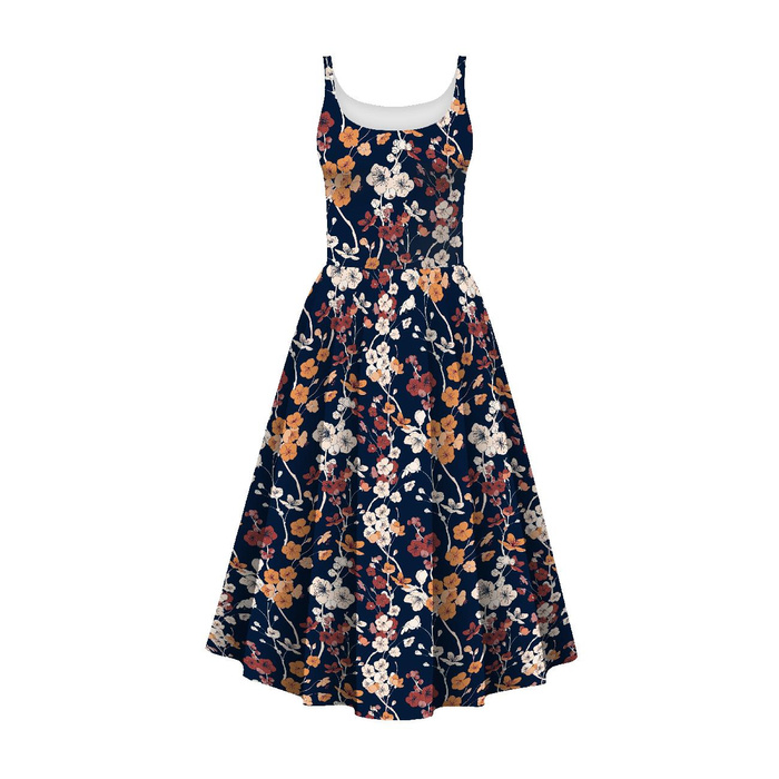 DRESS "ISABELLE" - JAPANESE GARDEN pat. 2 (JAPAN)  - sewing set XL