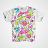 LEDŇÁČEK A MÁCÍCH (LEDŇÁČEK NA LOUCE) / bílý - tkanina bawełniana