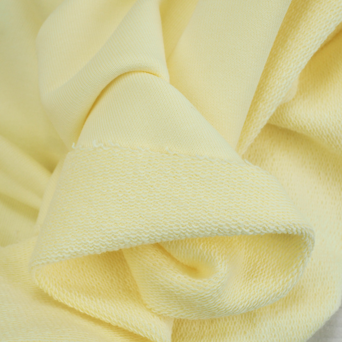 Gruba dzianina pętelkowa 290g - BANANA YELLOW (D-255)