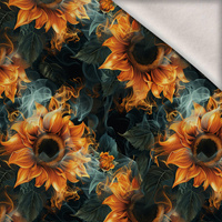 Sunflowers wz. 1 - dzianina drapana z elastanem ITY