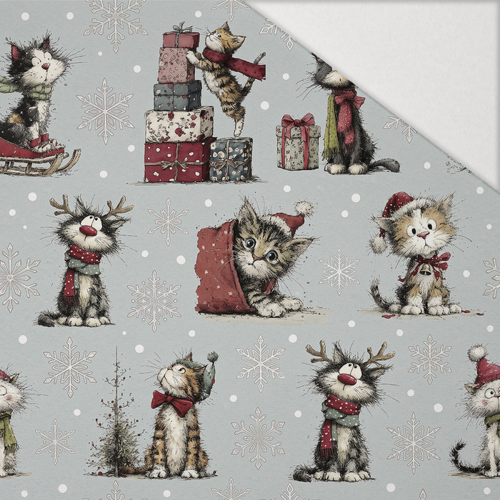 CHRISTMAS PETS WZ. 3 - Hydrophobic brushed knit