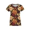 AUTUMN FLOWERS MS. 5 - Sommerswea tmit Elastan ITY