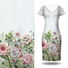 FLOWERS 3D Ms. 16 - Kleid-Panel krepp