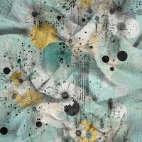 FLORAL REVERIE WZ. 7 - Baumwoll Musselin
