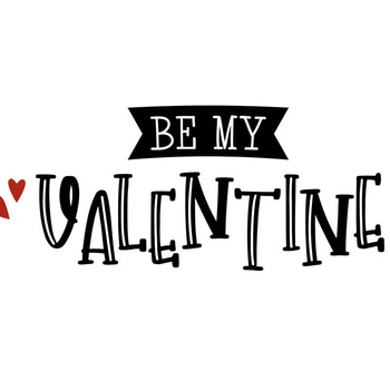 BE MY VALENTINE (BE MY VALENTINE) - panel 75cm x 80cm