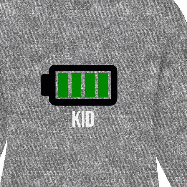 KID'S HOODIE - BATTERY - looped knit fabric (98/104)