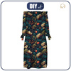 ŠATY "CARMEN" - FLOWERS wz.22 - krep XS