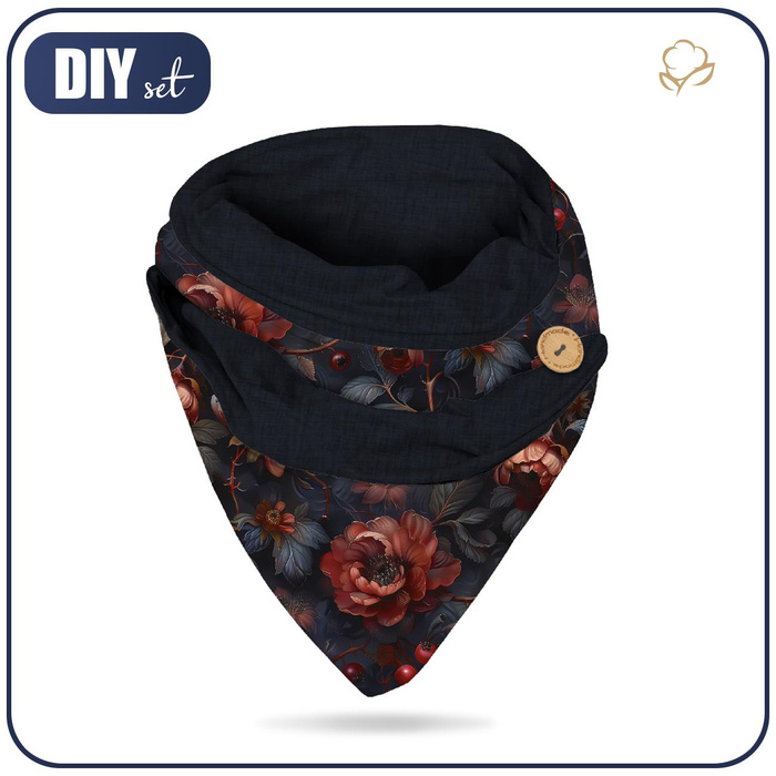 BUTTON SCARF - gothic wz.1 - sewing set