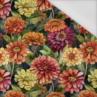FLOWERS PAPAYA ORANGE WZ. 4 - Nylon fabric PUMI