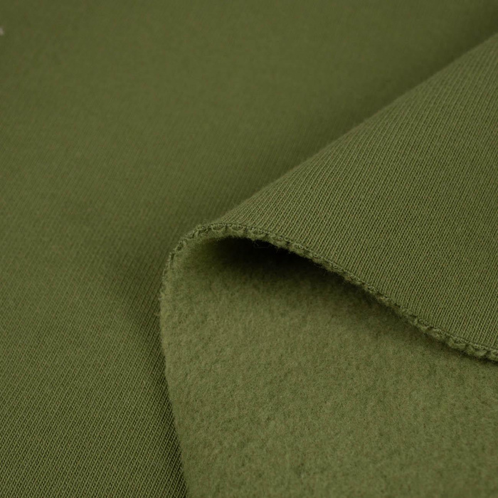 D-13 OLIVE GREEN - thick brushed sweatshirt D300
