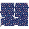 Bardot neckline blouse (SOFIA) - PAINTED PEONIES / navy - sewing set XXL