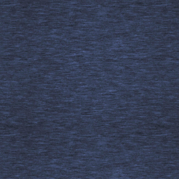MELANGE NAVY - Hydrophobic brushed knit