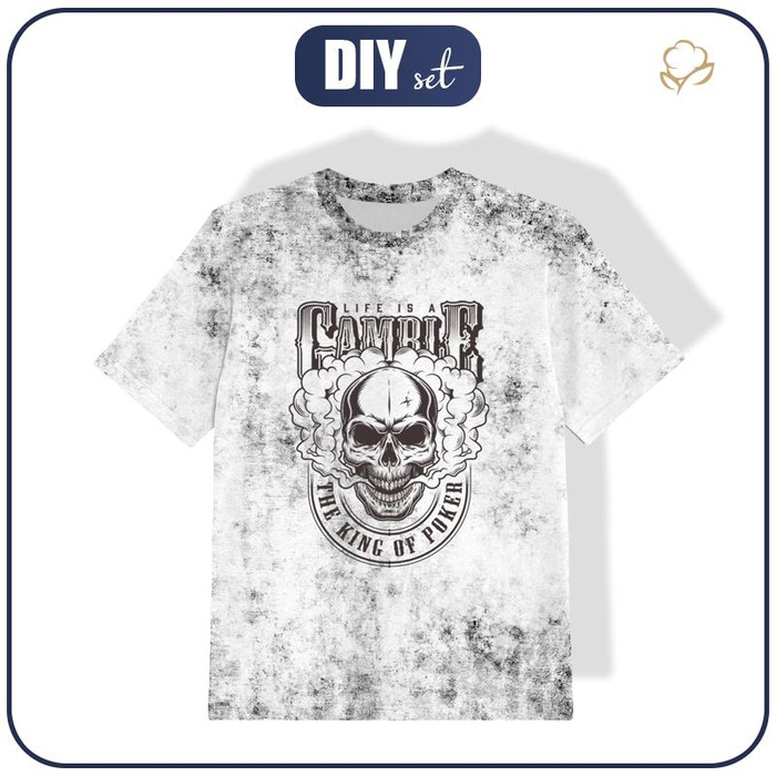 KID’S T-SHIRT - THE KING OF POKER pat. 3  - single jersey (140/146)