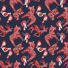 WINTER ANIMALS pat. 2 (NORDIC CHRISTMAS) - Waterproof woven fabric