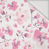 WATER-COLOR FLOWERS pat. 1 (pink) - Viscose jersey