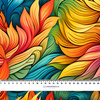 COLORFUL LEAVES pat. 4 - Linen 100%